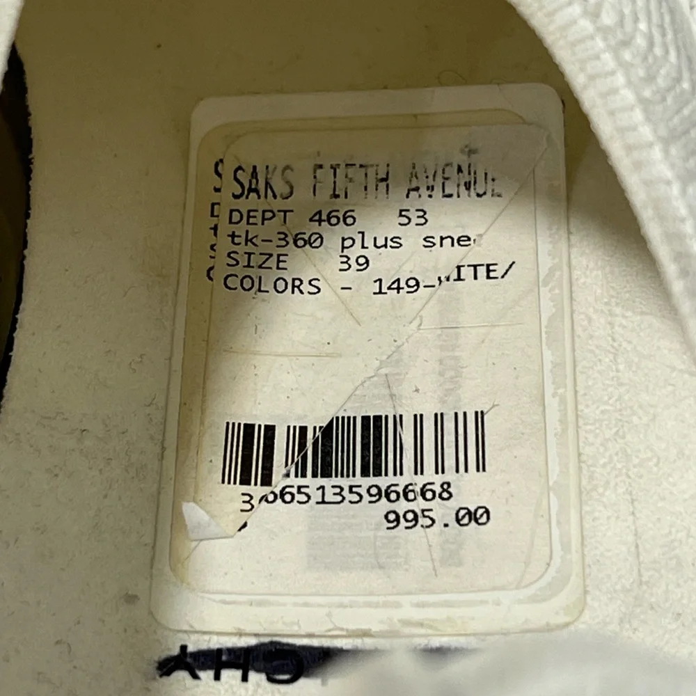 Givenchy White TK-360 + Sneakers Knit Women’s EU 39/US 9 - Picture 5 of 10